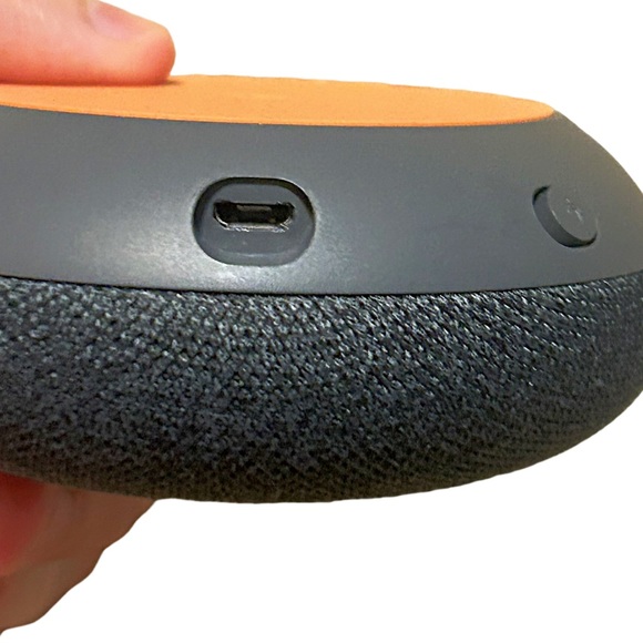 Google Home Mini Charcoal Smart Speaker with Power Adapter - Picture 4 of 7